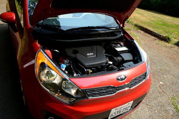 kia rio exterior front engine compact 2012