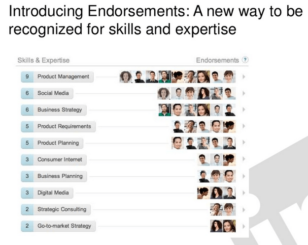 linkedin endorsement