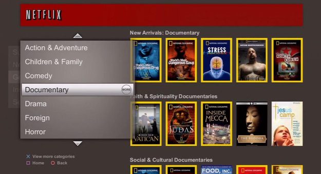 Netflix PlayStation 3