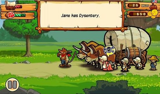 oregon trail screenshot nook screenshot nook tablet game app