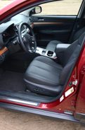 subaru outback review interior drivers SUV