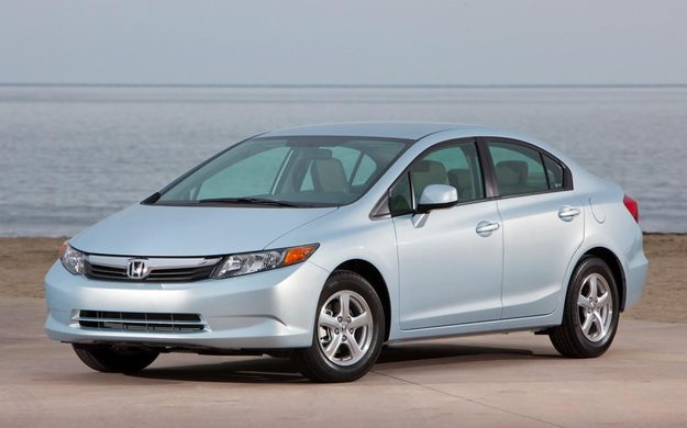 2012 Honda Civic Natural Gas front three-quarter view