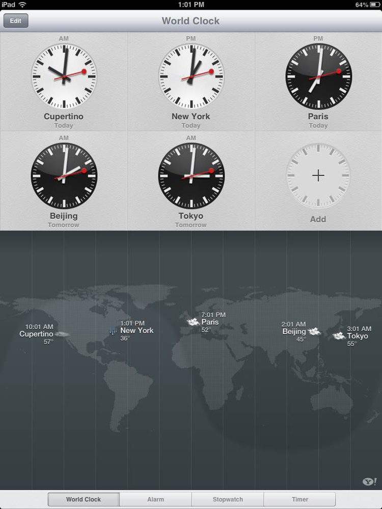 Apple iPad Mini review screenshot clock iOS tablet