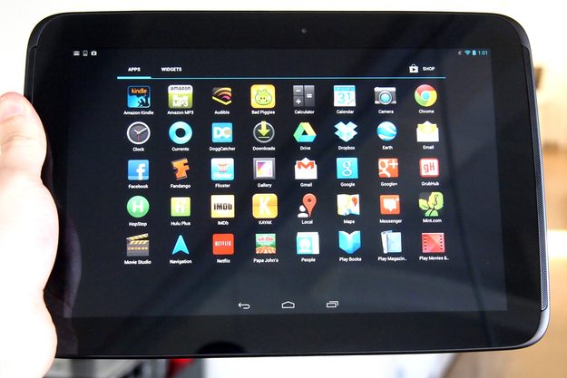 Google Nexus 10 review home apps android tablet