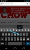 Google Nexus 4 Review screenshot swype android phone