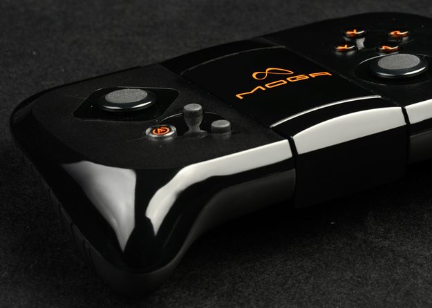 MOGA Mobile Gaming Controller Android review front angle bluetooth accessory