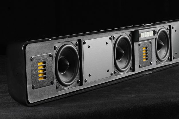 MartinLogan Motion Vision Sound Bar Review front angle wide