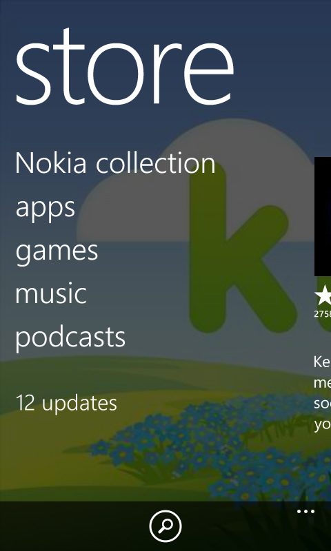 Nokia Lumia 810 review screenshot store
