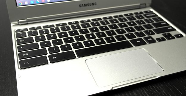 Samsung Chromebook series 3 review keyboard angle google chrome laptop