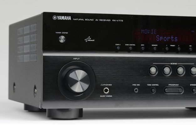 Yamaha RX V773 receiver review left side av receiver home theater