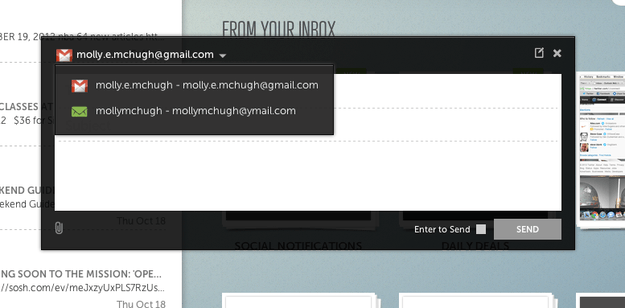 sending email in alto