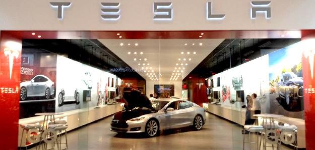 tesla store electric cars