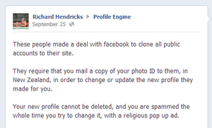 profile engine complaint
