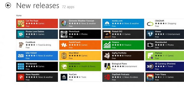 windows store new releases