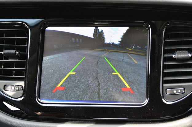 2013 Dodge Dart review backup camera interior tech