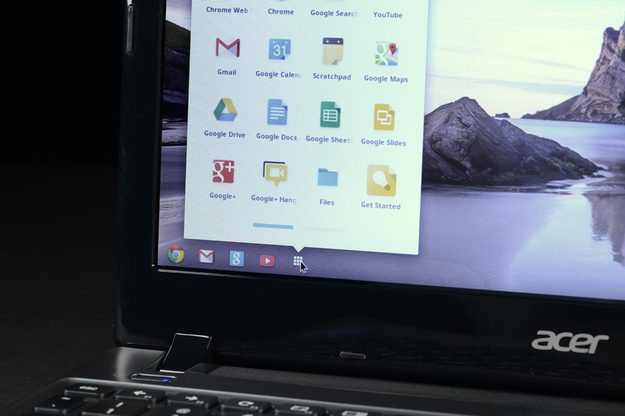 Acer C7 Chromebook Review screen macro