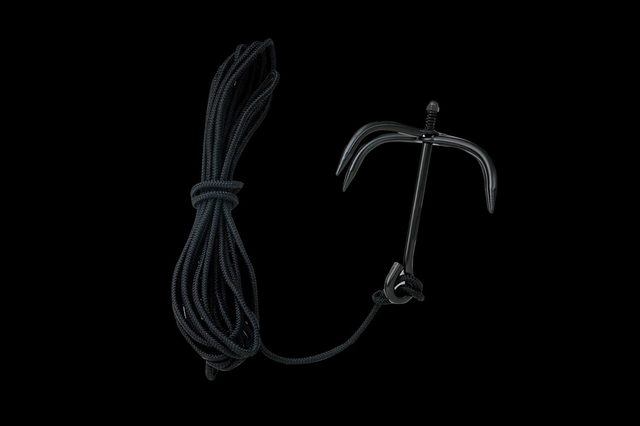 Black Ninja Folding Grappling Hook