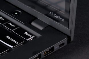 Lenovo ThinkPad X1 Carbon Touch review corner closeup