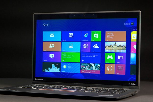 Lenovo ThinkPad X1 Carbon Touch review screen angle