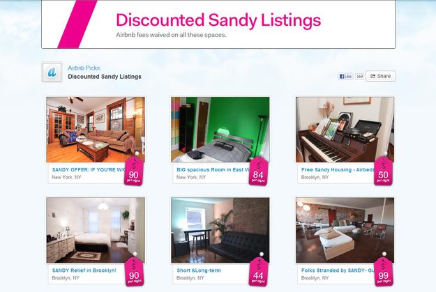 airbnb sandy listings