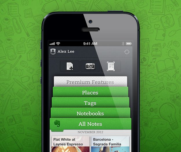 evernote 5 for iphone