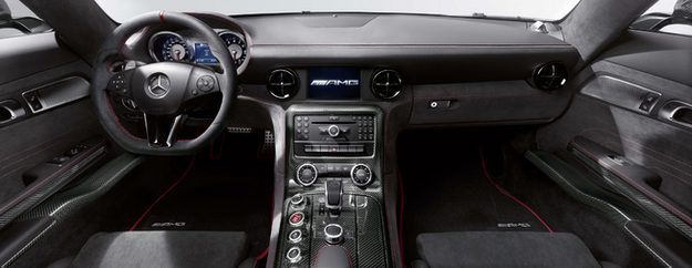 Mercedes-Benz SLS AMG Black Series interior view