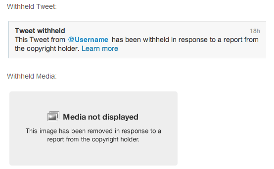 withheld tweets