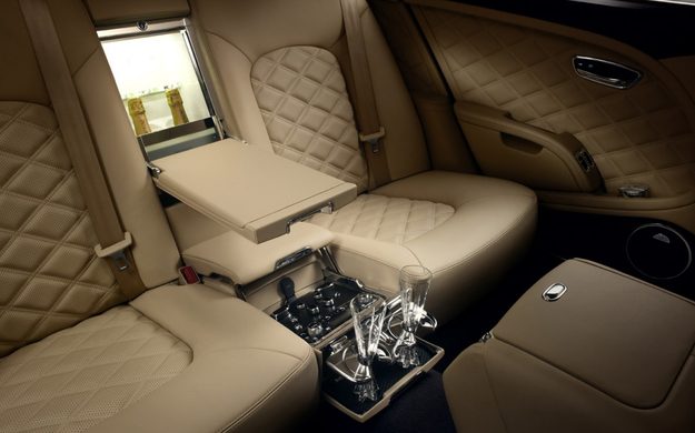 Bentley Mulsanne Mulliner champagne cooler