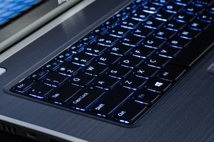Dell Inspiron 15z review keyboard angle laptop