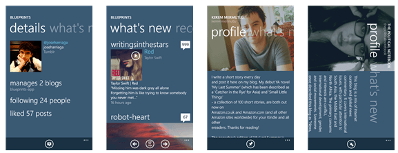 wp8 blueprints