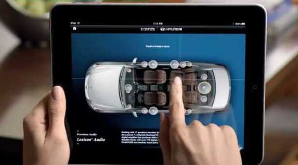 Hyundai Equus iPad app