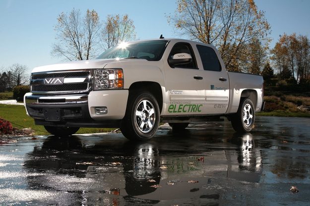 VIA Motors VTRUX plug-in Chevy Silverado