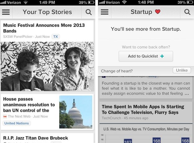 zite top stories