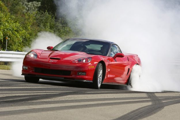 2013 Chevrolet Corvette ZR1 burnout