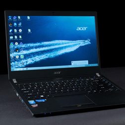 Acer TravelMate P6 front angled