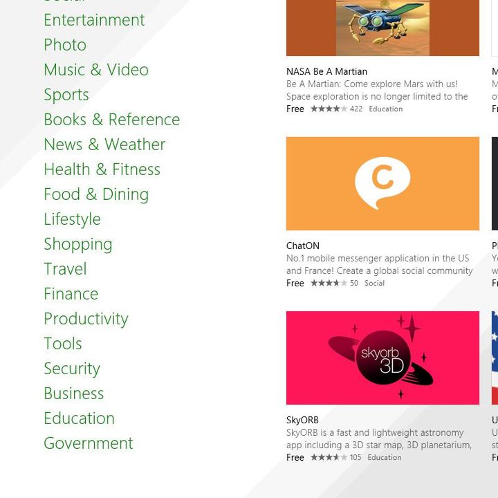 Dell Venue Pro 8 Screenshot Store