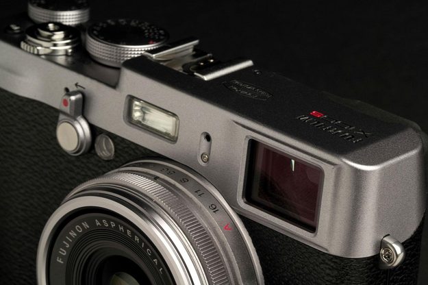 Fujifilm X100S Camera top angle macro