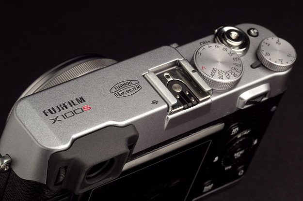Fujifilm X100S Camera top angle whole