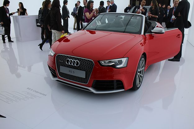 Audi RS5 Cabriolet at CES 2013