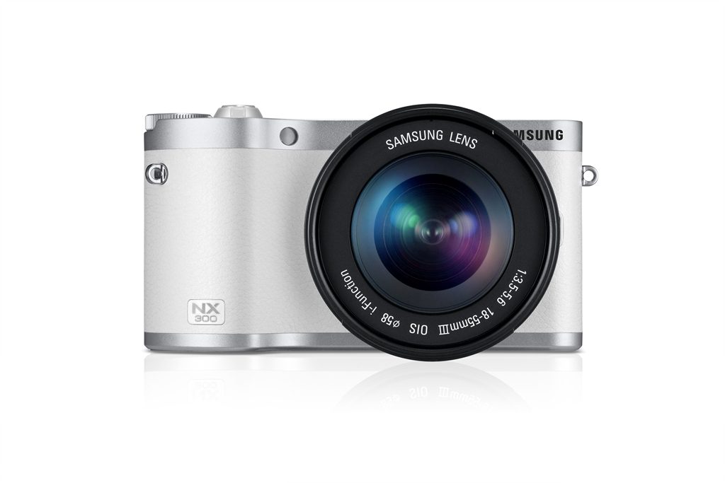 samsung nx300 smart camera unveiled ahead of ces 002 front with lens white