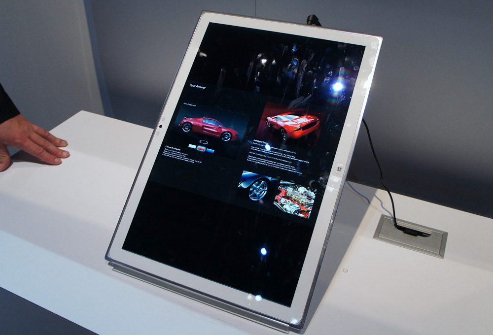 Panasonic 4K Tablet Portrait orientation