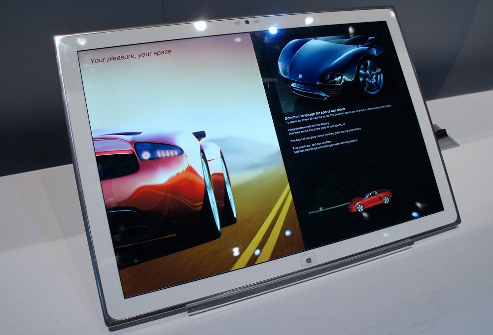 Panasonic 4K Tablet presentation tool