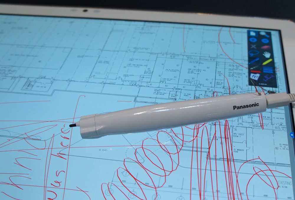 Panasonic 4K Tablet wireless Bluetooth digitized pen