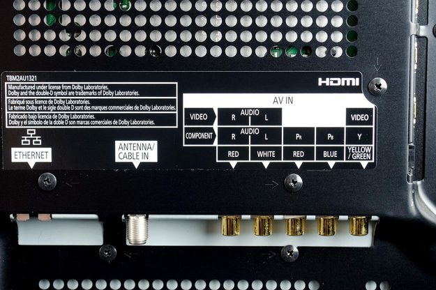 Panasonic TC P60zt60 review back audio inputs