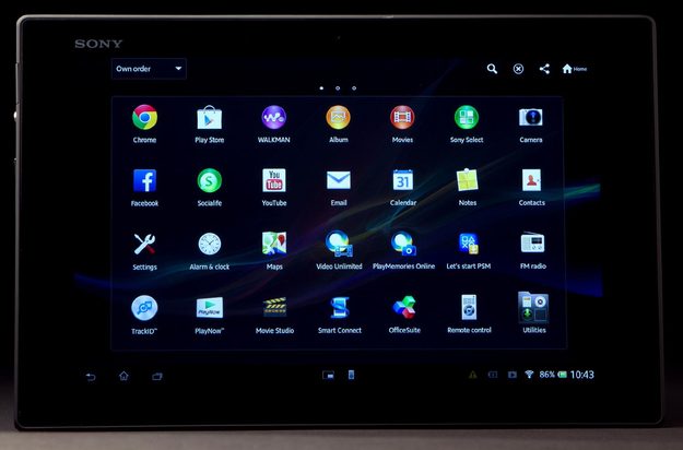 Sony-Xperia-Tablet-Z-review-front-screen-on-2