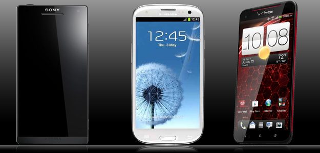 Sony xperia z vs samsung galaxy s3 vs droid dna