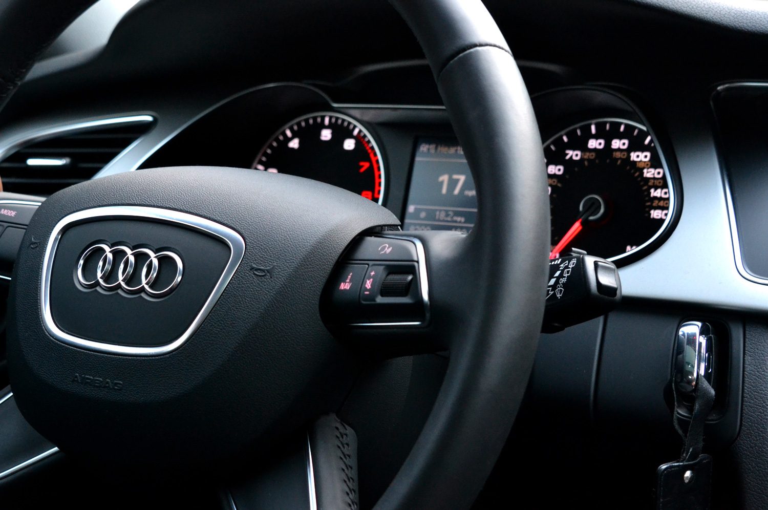 review audi 2013 allroad needs someroad to thrive but wins style points at the mountain steering console