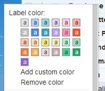 Gmail label colors 2