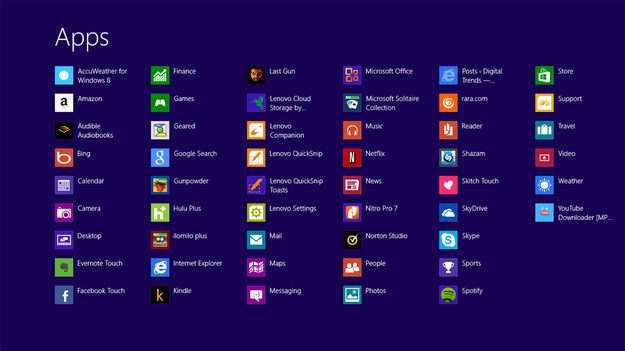 Lenovo ThinkPad Tablet 2 Review windows 8 apps