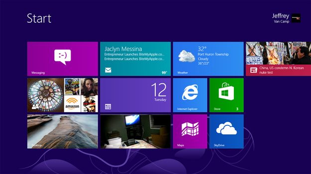 Lenovo ThinkPad Tablet 2 Review windows 8 tiles